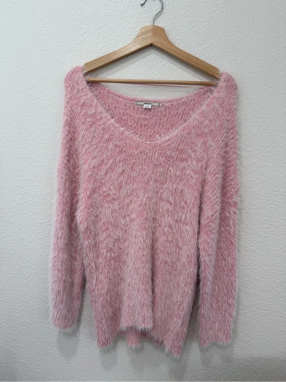 Kimchi Blue Urban Outfitters Pink Fuzzy Oversized Sweater